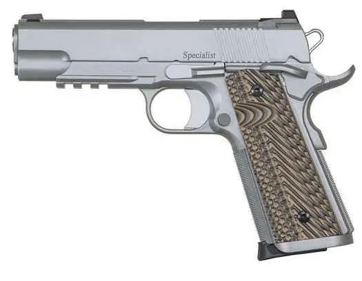 DAN WESSON SPECIALIST COMMANDER 45ACP PISTOL 4.25" STS TRITIUM SIGHTS AMBI G10 8RD